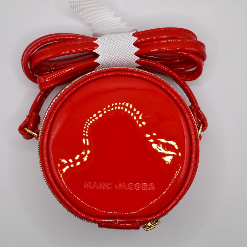 NWOT Marc Jacobs Red Patent Leather Mini Crossbody Bag